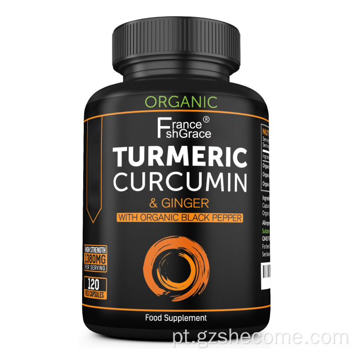 Açafrão Cápsula de Curcumina Curcumina Cápsulas de curcumina